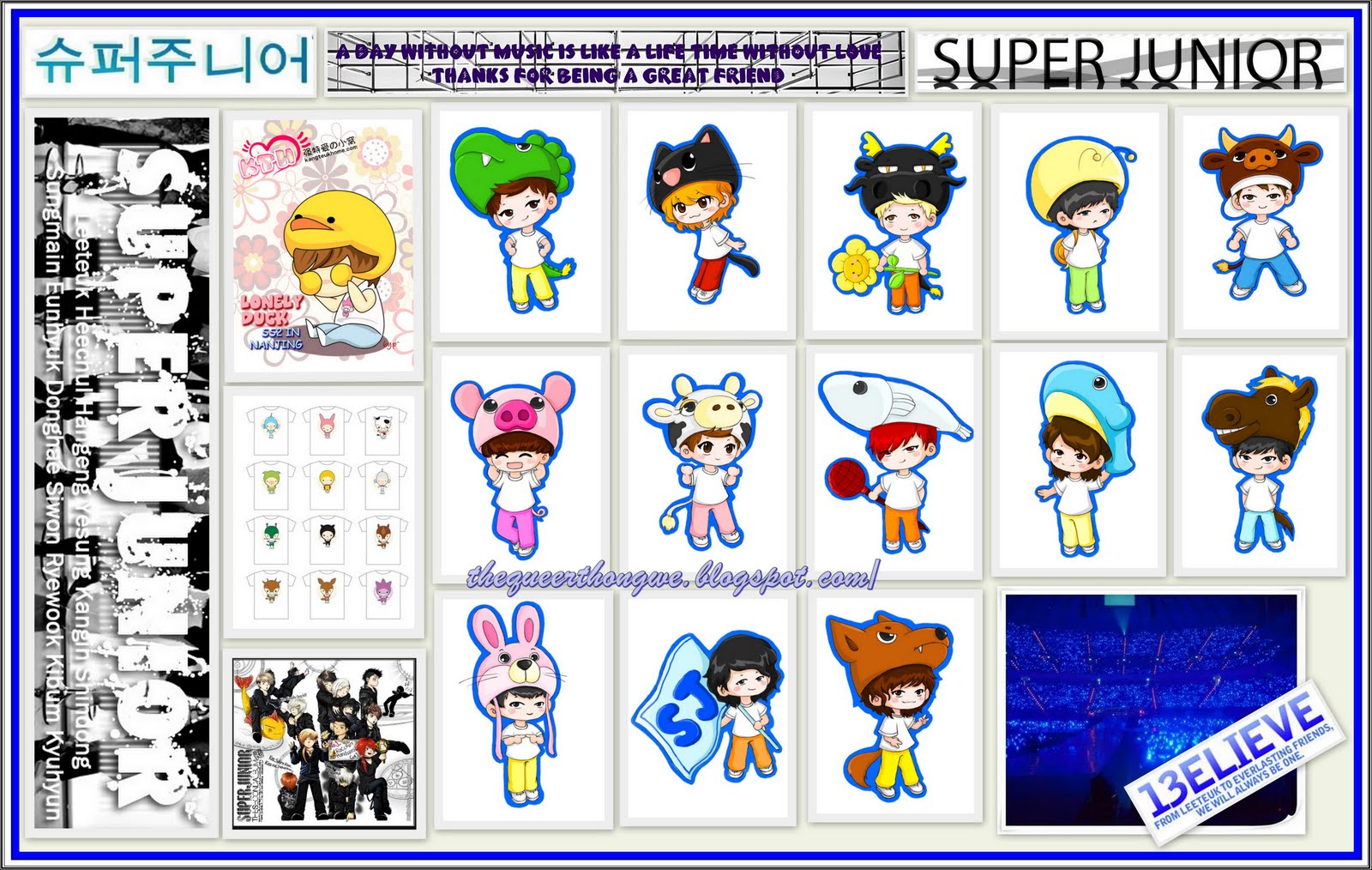 thequeerthongwe: [FAN MADE] SUPER JUNIOR WALLPAPER (ANIME)